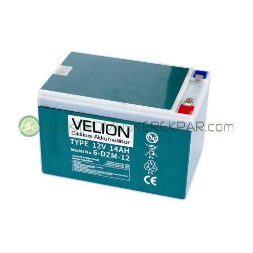 Elektromos kerékpár akkumulátor 6-dzm-12 12V 14Ah teljes választékban (CK106211) - 06705125161