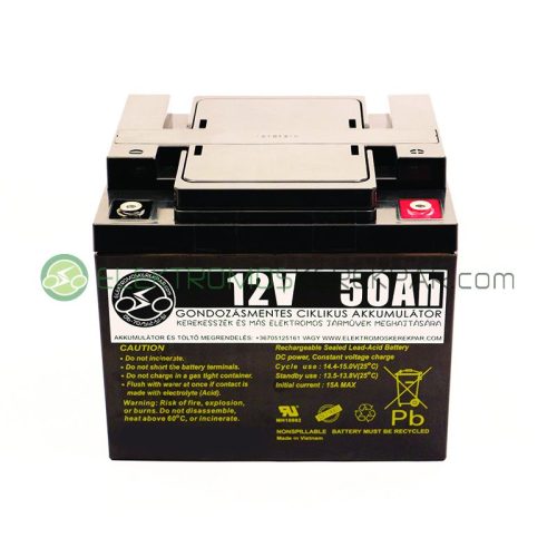  elektromos kerekesszék akkumulátor 12V 50AH (CK106404) -  06705125161