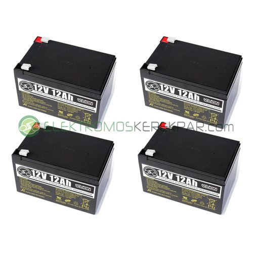 Elektromos kerékpár akkumulátor 6-dzm-12 12V 12Ah teljes választékban (CK110803) - 06705125161