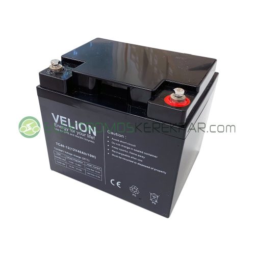 12V 40Ah elektromos kerekesszék akkumulátor