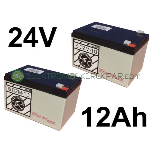 Elektromos kerékpár akkumulátor 6-dzm-10 12V 12Ah akció (CK352606) - 06705125161