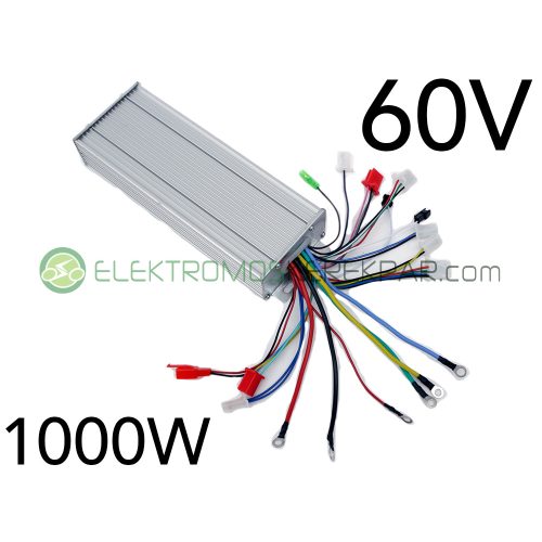   60V 1000W Elektromos kerékpár Vezérlő elektronika (HALL jeladós)