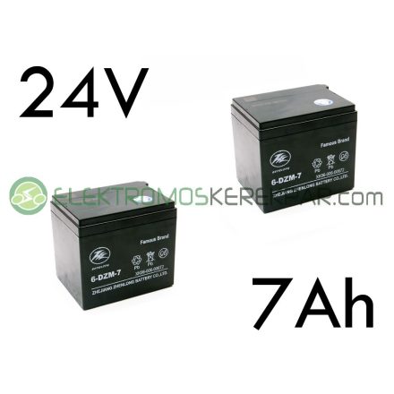 Elektromos kerékpár akkumulátor 6-dzm-7 12V 7Ah teljes választékban (CK447077) - 06705125161