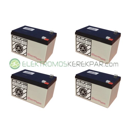 Elektromos kerékpár akkumulátor 6-dzm-10 12V 12Ah akció (CK589702) - 06705125161