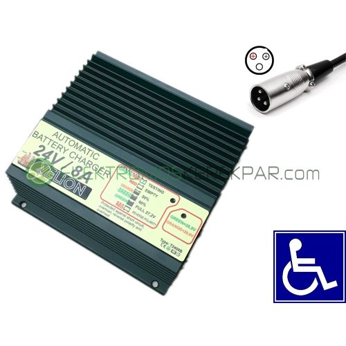 Elektromos kerekesszék töltő 24V 8A (CK630334) - 06705125161
