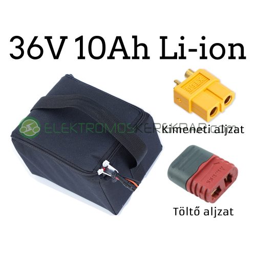 36V 10.6Ah Li-ion Akkumulátor elektromos kerékpárhoz