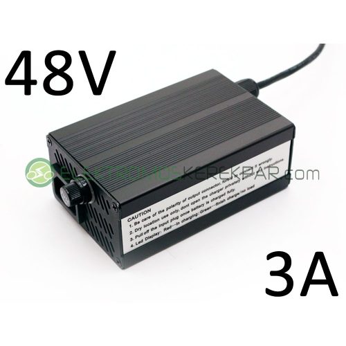 Elektromos kerékpár töltő 48V 3.0A fémházas (CK736390) - 06705125161