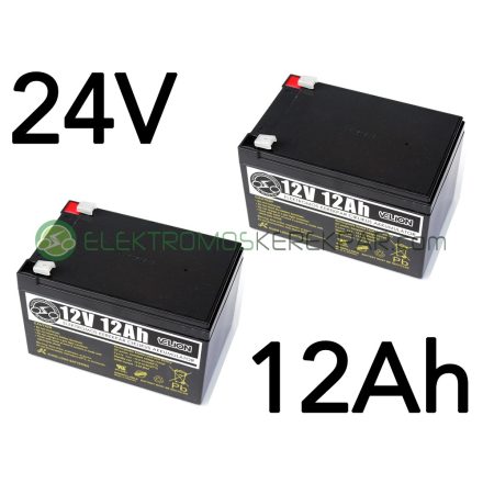 Elektromos kerékpár akkumulátor 6-dzm-12 12V 12Ah teljes választékban (CK827583) - 06705125161