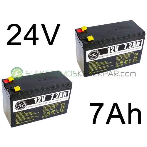 Elektromos kerékpár akkumulátor 6-dzm-7 12V 7Ah (CK875250) -  06705125161