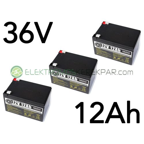 elektromos kerékpár akkumulátor 6-dzm-12 12V 12Ah teljes választékban (CK891246) - 06705125161