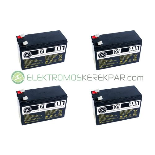 Elektromos kerékpár akkumulátor 6-dzm-9 12V 9Ah (CK919488) -  06705125161