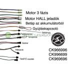 24V 250W (HALL jeladós) Elektromos kerékpár Vezérlő elektronika