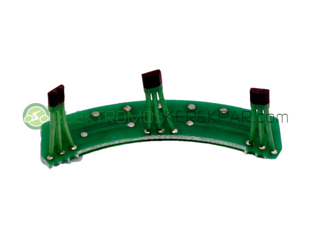 Image of Elektromos kerékpár motor vezérlő HALL jeladó szett nyáklapon