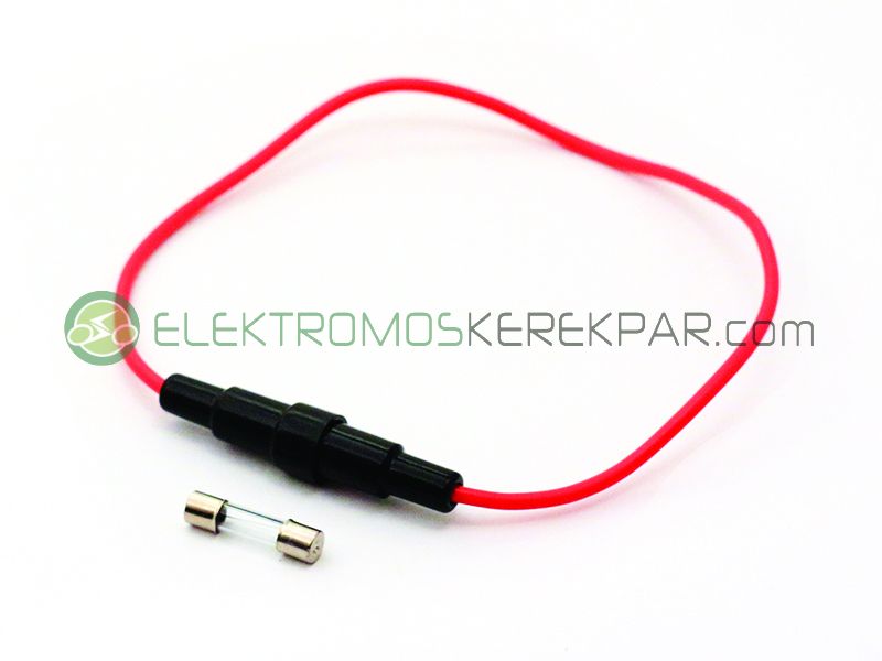 Image of 5A Biztosíték elektromos kerékpárhoz (hengeres)