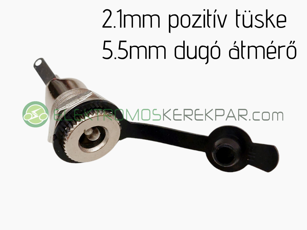 Image of (2PCOAX) Töltő aljzat elektromos kerékpárhoz és rollerhez